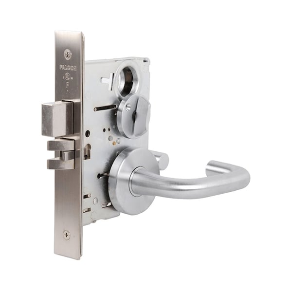 Falcon Dormitory, Exit Mortise Lock, Sutro Lever, Napa Escutcheon, Satin Chrome MA571P SN 626 - main